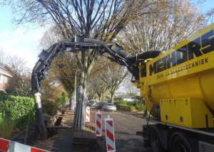 Grondzuigen bij kabels en leidingen in Nijmegen - uitvoering door Methorst Zuigtechniek