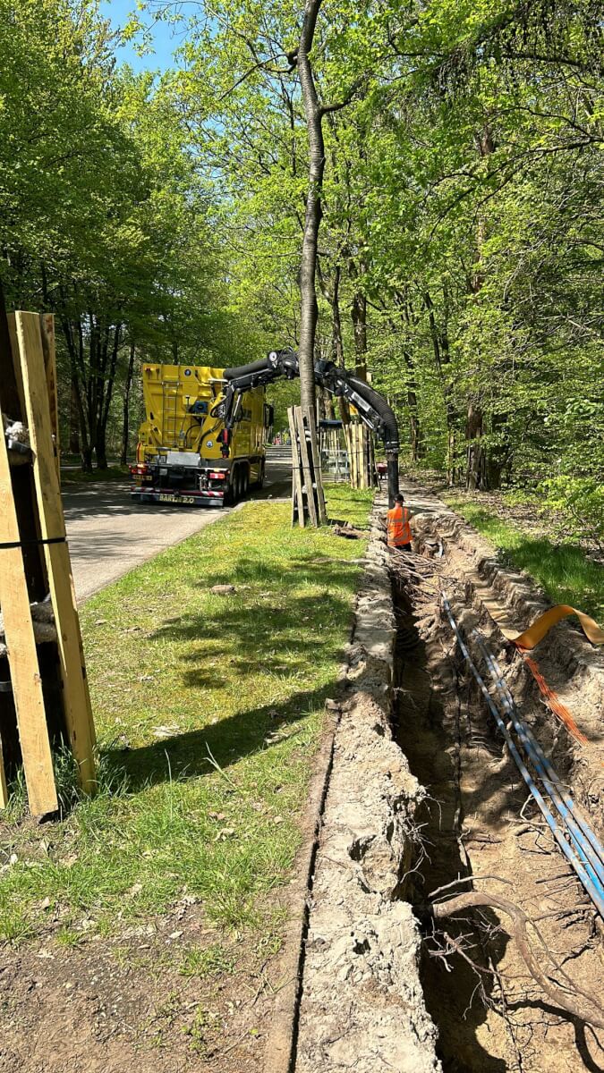 combitracé vrijmaken in Austerlitz