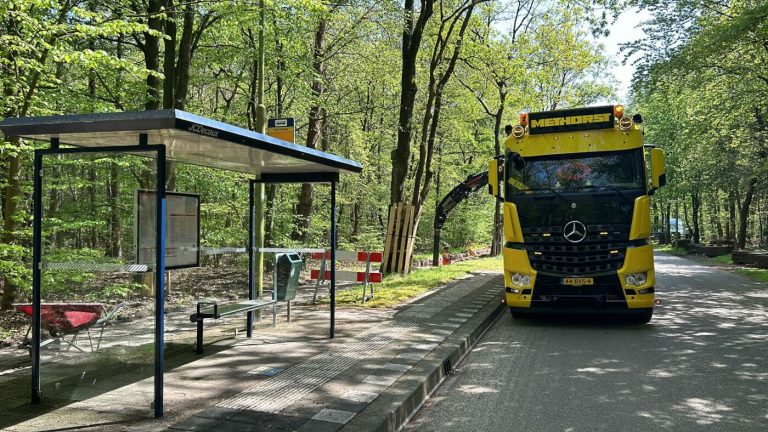 Blootleggen van een gas- en watertracé