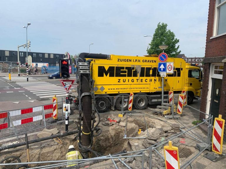Kabels en leidingen vrijzuigen in Groningen