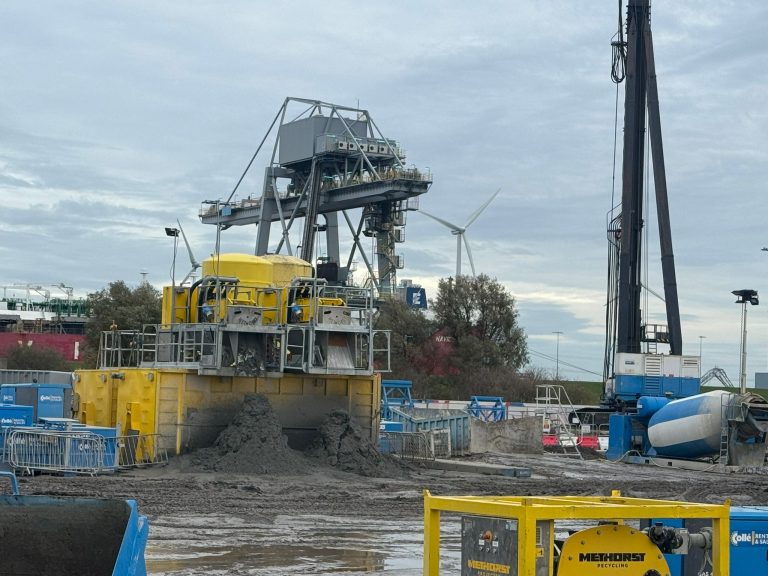 Groutspoeling recyclen Eemshaven